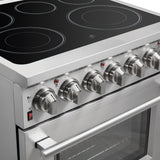Forno Massimo Freestanding Chef Door Electric Range, True Convection Oven