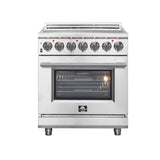 Forno Massimo Freestanding Chef Door Electric Range, True Convection Oven