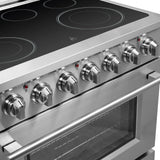 Forno Massimo Freestanding Chef Door Electric Range, True Convection Oven