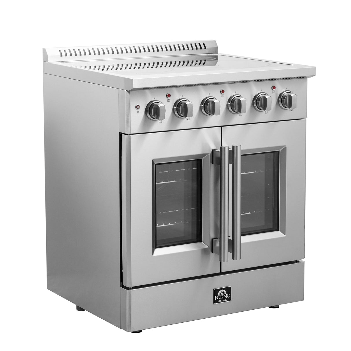 Forno Galiano Freestanding French Door Electric Range, True Convection, Energy Efficient