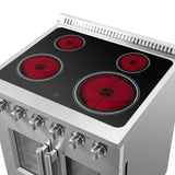 Forno Galiano Freestanding French Door Electric Range, True Convection, Energy Efficient
