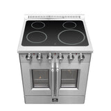 Forno Galiano Freestanding French Door Electric Range, True Convection, Energy Efficient