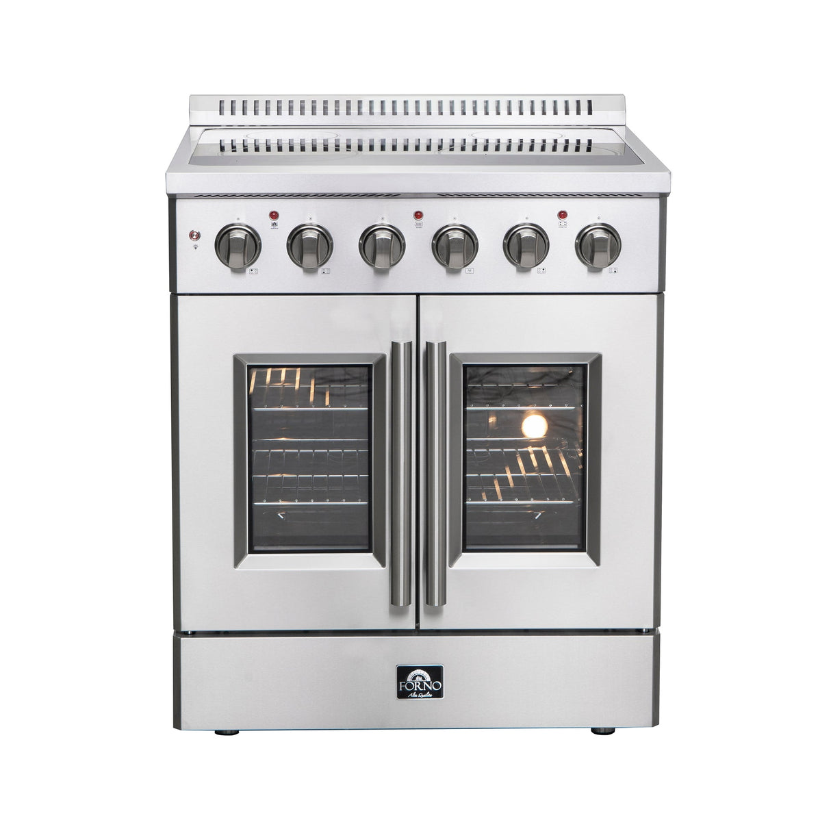 Forno Galiano Freestanding French Door Electric Range, True Convection, Energy Efficient