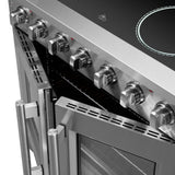 Forno Galiano Freestanding French Door Electric Range, True Convection, Energy Efficient