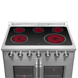 Forno Galiano Freestanding French Door Electric Range, True Convection, Energy Efficient