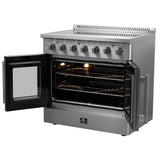 Forno Galiano Freestanding French Door Electric Range, True Convection, Energy Efficient