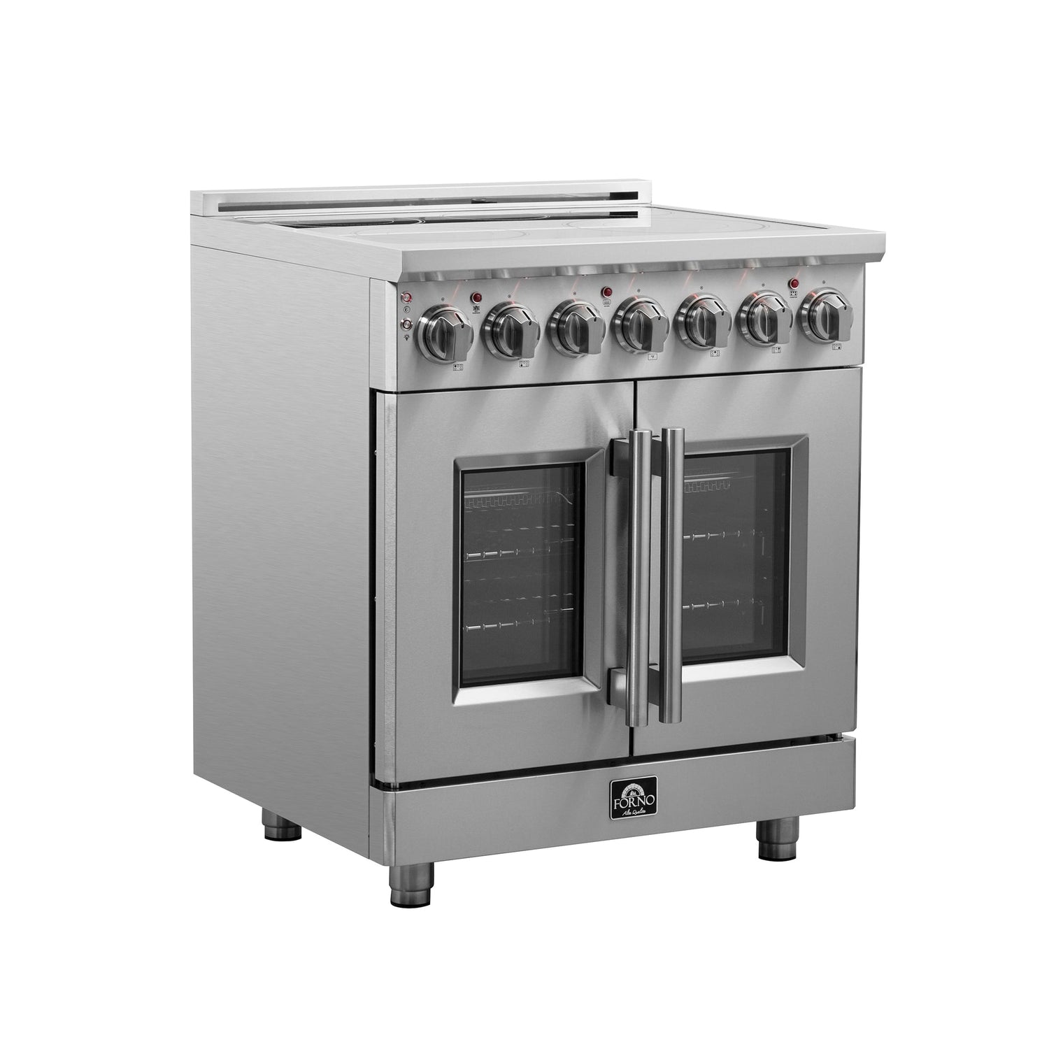 Forno Massimo Freestanding French Door Electric Range, True Convection Oven