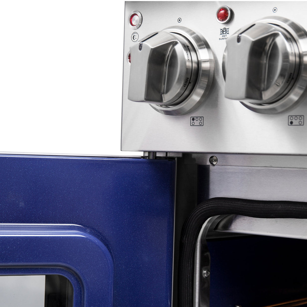 Forno Massimo Freestanding French Door Electric Range, True Convection Oven