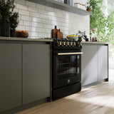Forno Leonardo Espresso 30-Inch Gas Range, 5 Burners, 39,500 BTU, 5 cu.ft Convection Oven