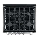 Forno Leonardo Espresso 30-Inch Gas Range, 5 Burners, 39,500 BTU, 5 cu.ft Convection Oven
