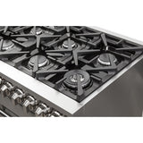 Forno Massimo Freestanding Dual Fuel Range, Double Convection Ovens