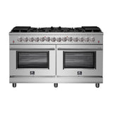 Forno Massimo Freestanding Dual Fuel Range, Double Convection Ovens