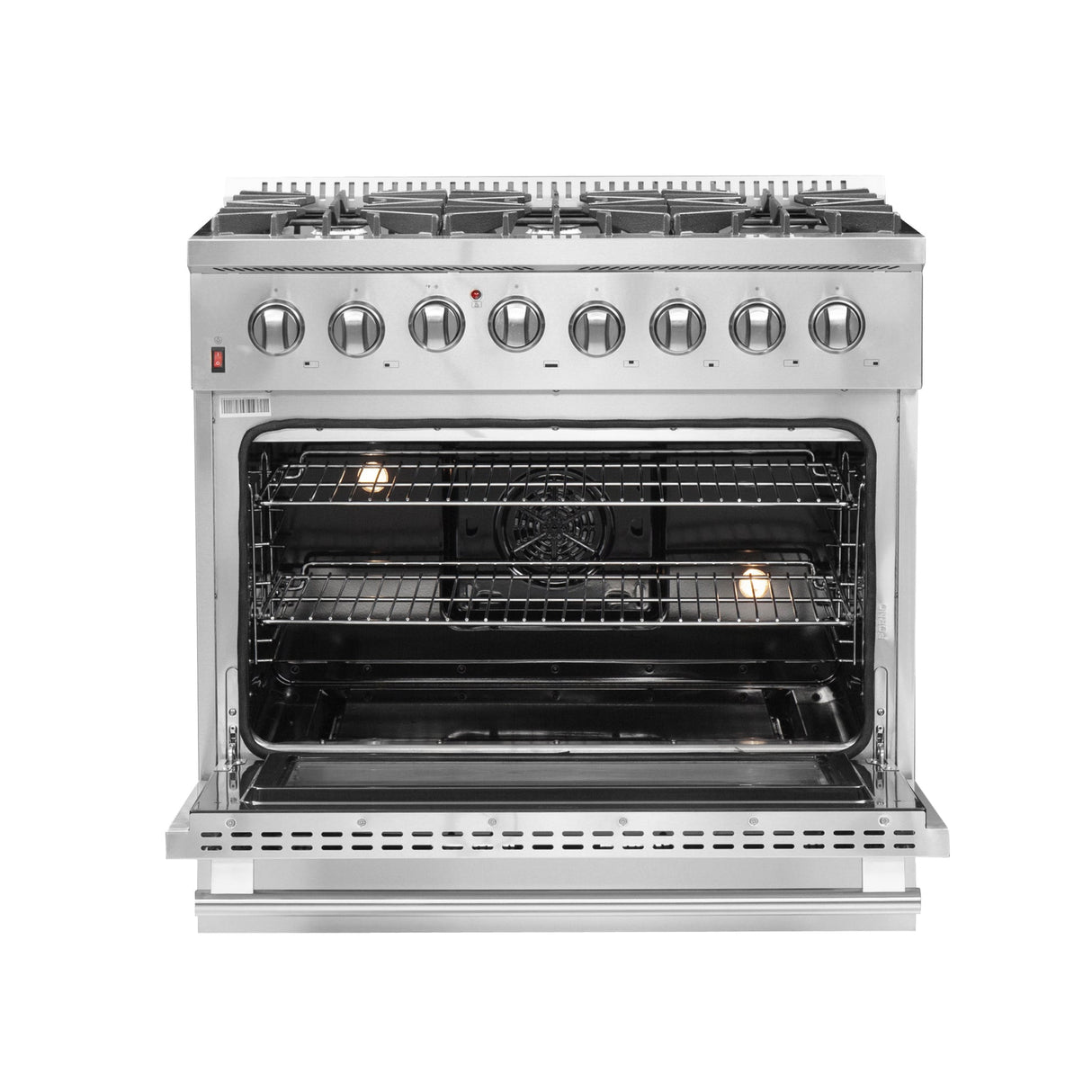 Forno Galiano Freestanding Dual Fuel Range, Double Convection Ovens