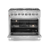 Forno Galiano Freestanding Dual Fuel Range, Double Convection Ovens