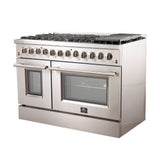 Forno Galiano Freestanding Dual Fuel Range, Double Convection Ovens