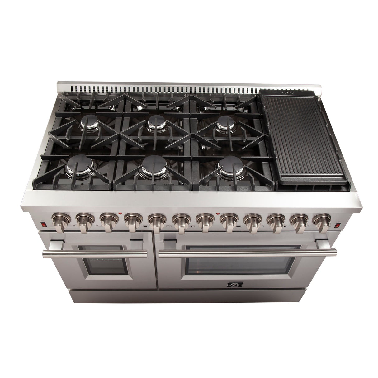 Forno Galiano Freestanding Dual Fuel Range, Double Convection Ovens