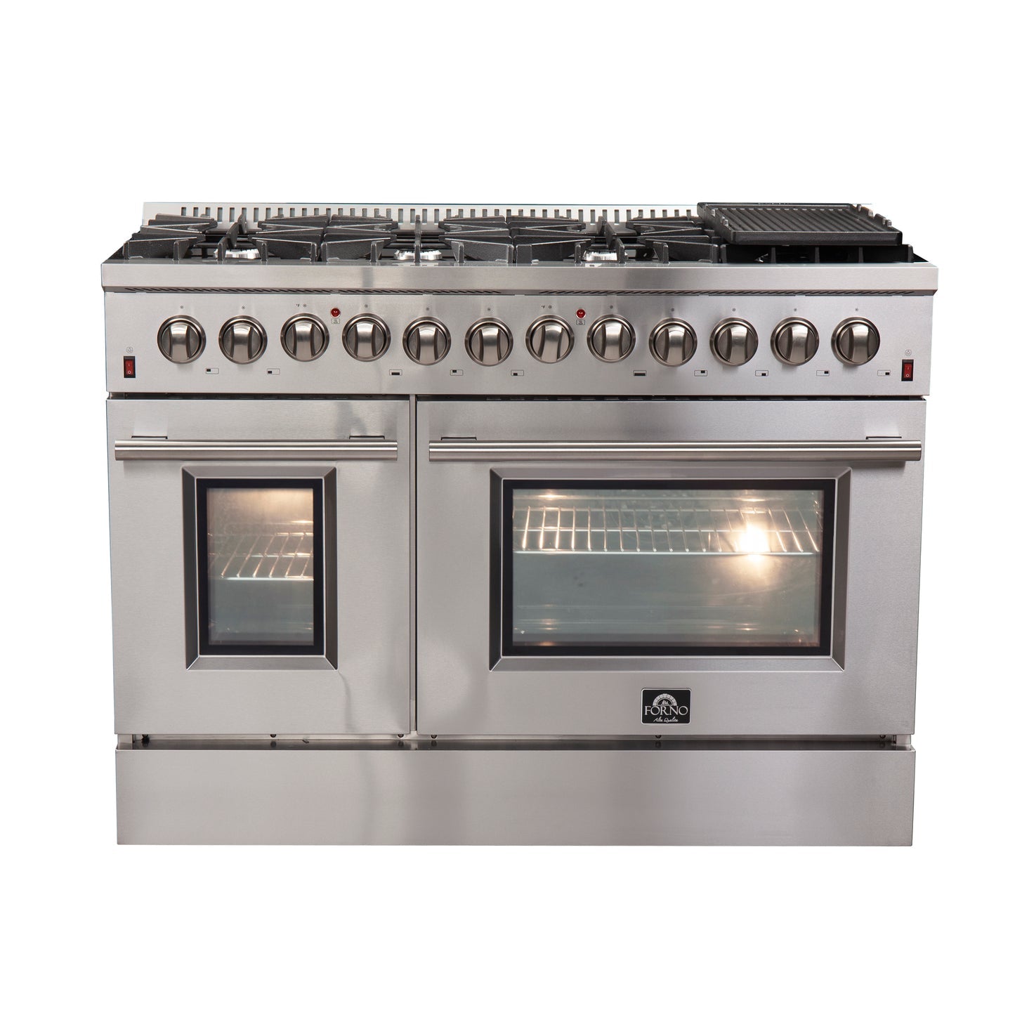 Forno Galiano Freestanding Dual Fuel Range, Double Convection Ovens