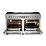 Forno Galiano Freestanding Dual Fuel Range, Double Convection Ovens