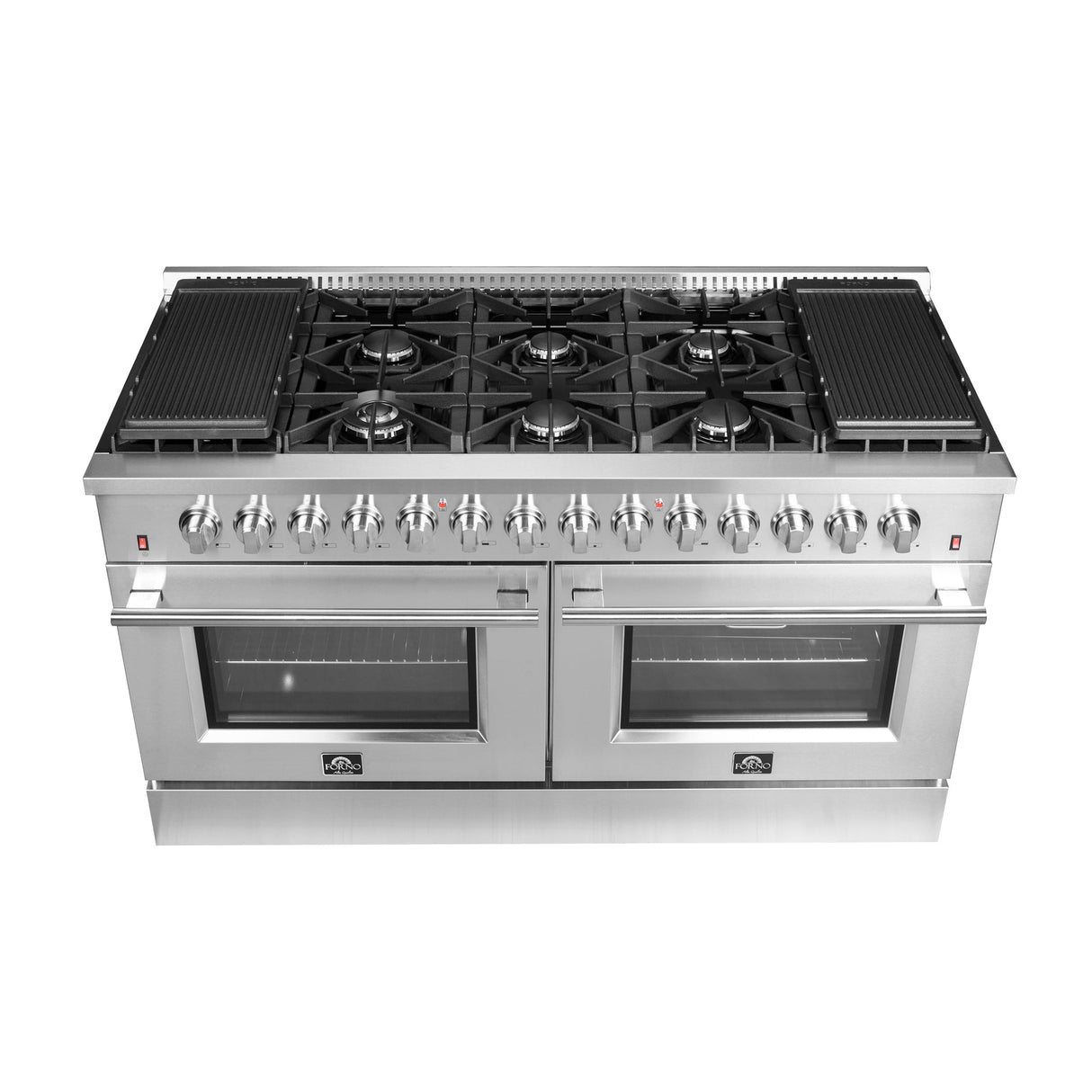 Forno Galiano Freestanding Dual Fuel Range, Double Convection Ovens
