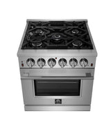 Forno Massimo Freestanding Gas Range, Convection Oven, Energy Efficient