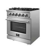 Forno Massimo Freestanding Gas Range, Convection Oven, Energy Efficient