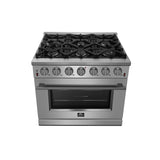 Forno Massimo Freestanding Gas Range, Convection Oven, Energy Efficient