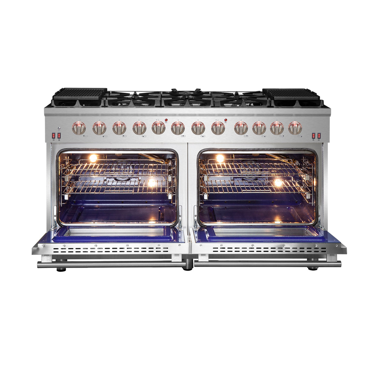 Forno Massimo Freestanding Gas Range, Convection Oven, Energy Efficient