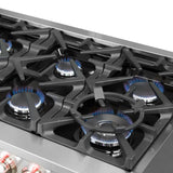 Forno Massimo Freestanding Gas Range, Convection Oven, Energy Efficient