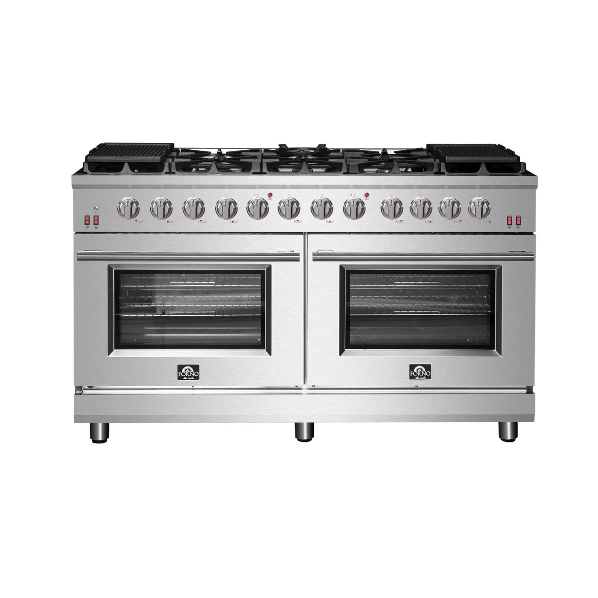 Forno Massimo Freestanding Gas Range, Convection Oven, Energy Efficient