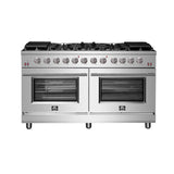 Forno Massimo Freestanding Gas Range, Convection Oven, Energy Efficient