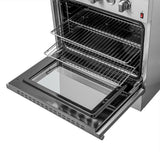 Forno Giovanni 30-inch Gas Range Stainless Steel, 5 Burners 67,000 BTU, 4.32 cu.ft. Convection Oven