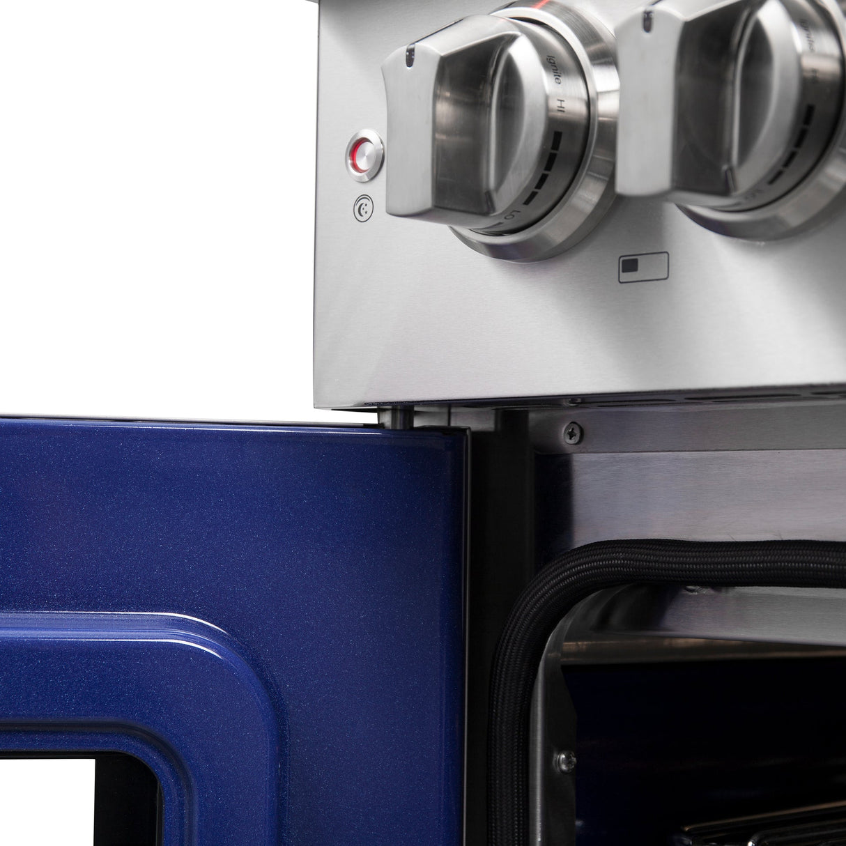 Forno Capriasca Freestanding French Door Dual Fuel Range, True Convection Oven