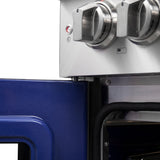 Forno Capriasca Freestanding French Door Dual Fuel Range, True Convection Oven