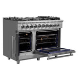Forno Massimo Freestanding French Door Gas Range, Convection Oven, Energy Efficient