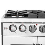 Forno Capriasca Freestanding French Door Gas Range, Convection Oven, Energy Efficient