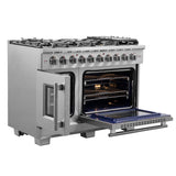 Forno Capriasca Freestanding French Door Gas Range, Convection Oven, Energy Efficient