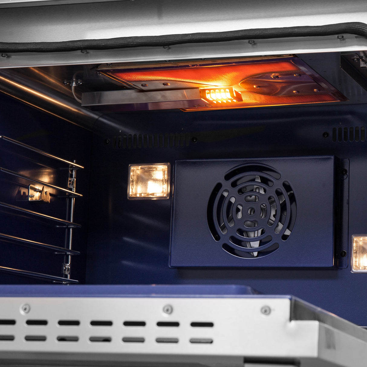 Forno Capriasca Freestanding French Door Gas Range, Convection Oven, Energy Efficient
