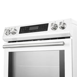 Forno Donatello Espresso 30-Inch Slide-In Induction Range, Convection Oven, 5 Cooking Zones, Touch Control Panel