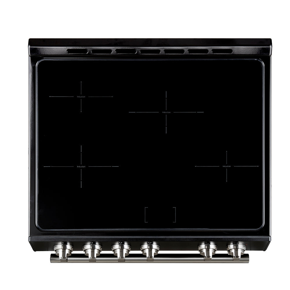 Forno Leonardo Espresso 30-Inch Slide-In Induction Range, Convection Oven, 5 Cooking Zones, Touch Control Panel