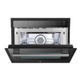 Forno Oliena Espresso 24-Inch Built-In Microwave and Convection Oven Combo, 1.6 cu.ft, 1750W Convection, 1000W Microwave, Sensor Cooking