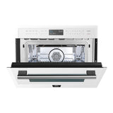 Forno Oliena Espresso 24-Inch Built-In Microwave and Convection Oven Combo, 1.6 cu.ft, 1750W Convection, 1000W Microwave, Sensor Cooking