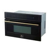 Forno Oliena Espresso 30" Built-In Microwave & Convection Oven Combo – 1.6 cu.ft, 1750W Convection, 1000W Microwave, Sensor Cooking