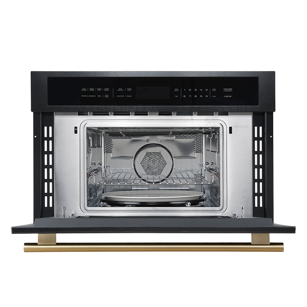 Forno Oliena Espresso 30" Built-In Microwave & Convection Oven Combo – 1.6 cu.ft, 1750W Convection, 1000W Microwave, Sensor Cooking