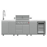 Forno Bulnes 30-Inch BBQ, 60,000 BTU, 3 Burners with Sear & Rotisserie Infrared Burners