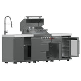 Forno Bulnes 30-Inch BBQ, 60,000 BTU, 3 Burners with Sear & Rotisserie Infrared Burners