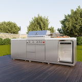 Forno Bulnes 30-Inch BBQ, 60,000 BTU, 3 Burners with Sear & Rotisserie Infrared Burners