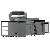 Forno Bulnes 40" BBQ Outdoor Kitchen – 95,000 BTU, 5 Burners, Infrared Sear & Rotisserie, Beverage Center & Black Sintered Stone Countertops