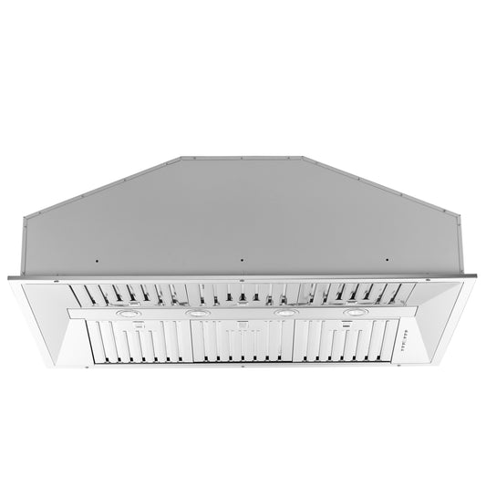 Forno Altilia 30-Inch Insert Range Hood, Stainless Steel, LED Lighting, Baffle Filters