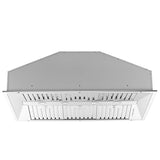 Forno Altilia 30-Inch Insert Range Hood, Stainless Steel, LED Lighting, Baffle Filters