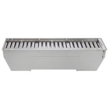 Forno Frassanito 48-Inch Recessed Range Hood, Stainless Steel Baffle Filters, LED Lighting